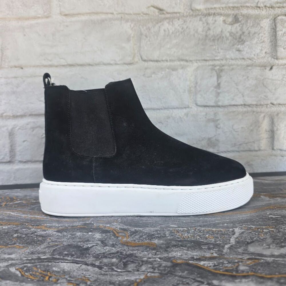 J/Slides Dani Nubuck Leather SNEAKER BOOTIES Women Shoes Size 8 M NEW $179